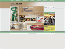 Tablet Screenshot of glassfaucet.com
